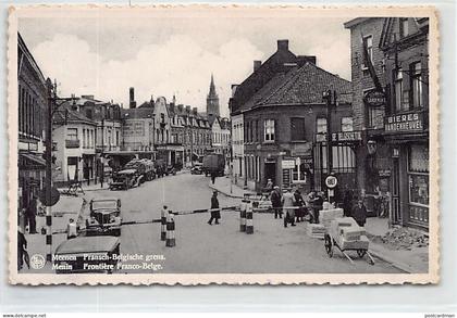 België - MENEN (W. Vl.) Fransch-Belgische grens