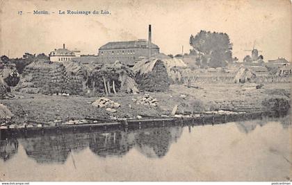 België - MENEN (W. Vl.) Roten van vlas