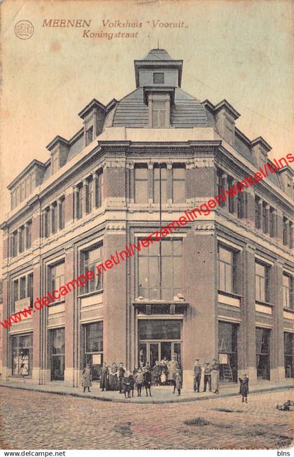Meenen - Volkshuis Vooruit - Koningstraat - Menen