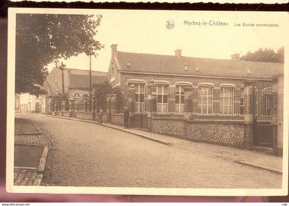 cpa merbes le chateau   écoles