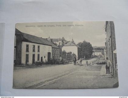 MESSANCY Route de Longwy Pens des Soeurs Francisc Cheval Animée  Carte Postale CP PK AK