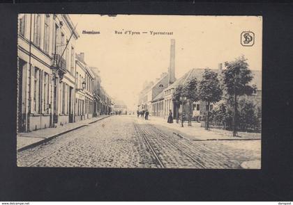 Carte Postale Messines Rue d'Ypres