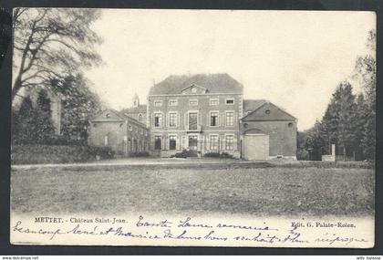 +++ CPA - METTET - Château Saint Jean   //