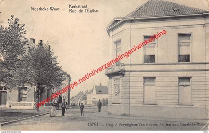 Kerkstraat - Rue de l'Eglise - Moerbeke-Waas