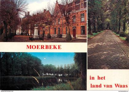 Moerbeke-Waas multi views postcard