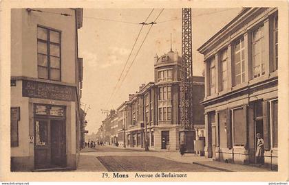 Belgique - MONS (Hainaut) Avenue de Berlaimont - Estaminet Au Panier d'Or, Valère Moreau