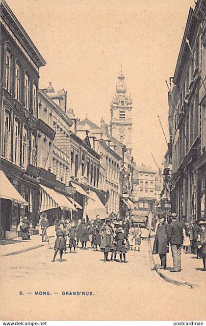 Belgique - MONS (Hainaut) Grand'Rue