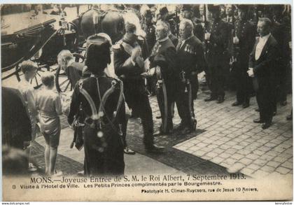 Mons - Joyeuse Entree de SM le Roi Albert 1913