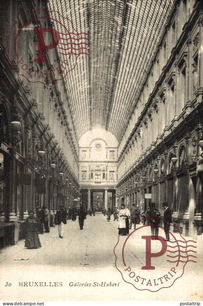 BELGICA. BELGIEN / BELGIUM. BRUSELAS BRUXELLES. GALERIES ST. HUBERT