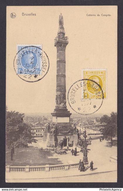 BELGIUM, Postcard, Brussels, Colonne du Congrès