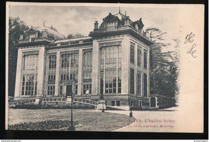 BRUXELLES      L'INSTITUT SOLVAY