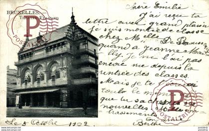 BRUXELLES THÉATRE FLAMAND    BELGICA BELGIQUE TEATRO THEATER  theatrecollection