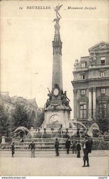 CPA Bruxelles Moument Anspach