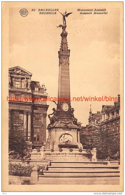 Monument Anspach - Bruxelles
