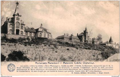 CPA  Carte Postale Belgique Morlanwelz Mariemont Maternité Crèche Orphelinat   VM98401