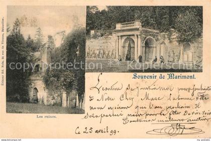 Morlanwelz-Mariemont Les ruines