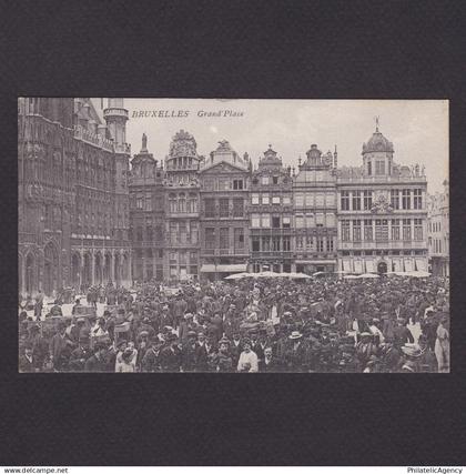 BELGIUM, Postcard, Brussels, Grand Place, Unused