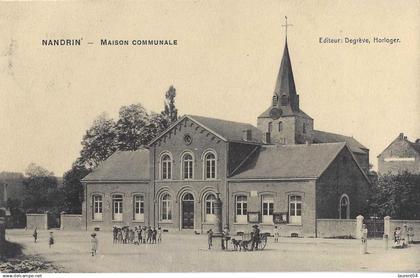 NANDRIN.  MAISON COMMUNALE. BELLE ANIMATION, ENFANTS, ATTELAGE..