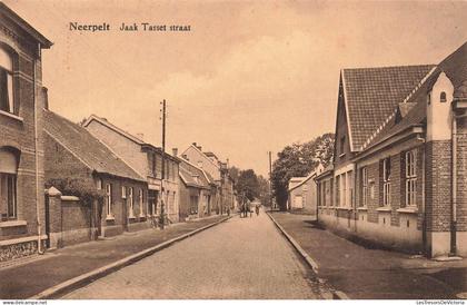 BELGIQUE - Neerpelt - Jaak Tasset straat - Rue - Attelage cheval - Vélo - Ed B L