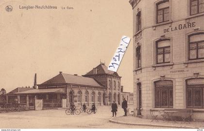 Longlier - Neufchateau : La Gare  (  ecrit avec timbre )