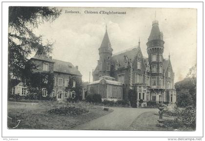 Carte Postale - ROTHEUX - Château d' Englebermont - Cachet Relais Neuville en Condroz - CPA  //