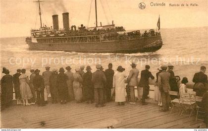 Ostende Oostende Rentree de la Malle