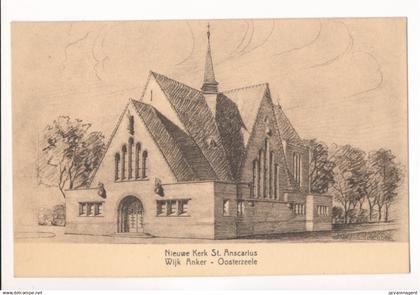 OOSTERZELE    NIEUWE KERK ST.ANSCARIUS    WIJK ANKER