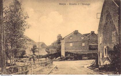[-50%] BELGIQUE - OREYE - Route dOtrange - Edit Henri KAQUET - Carte Postale Ancienne
