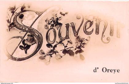 [-50%] BELGIQUE - OREYE - Souvenir doreye - Fleur - Carte Postale Ancienne