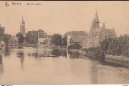 1917. Belgium. WW1. Interesting FIELD POST post card (Bruges Het Minnewater) cancelled Kaiserliche Marine ... - JF437571