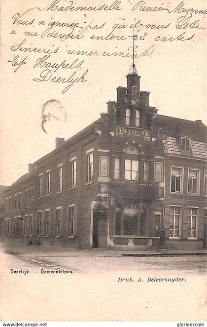 ab10023 - BELGIUM - Carte Postal Ancienne VINTAGE  POSTCARD - Deerlijk - 1903