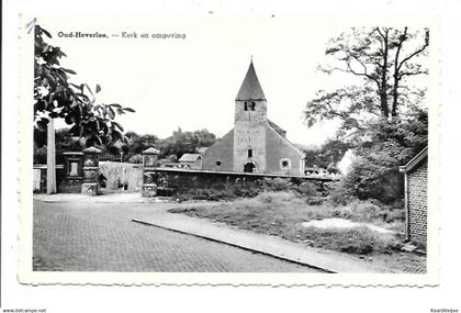 Oud-Heverlee - Kerk en omgeving.
