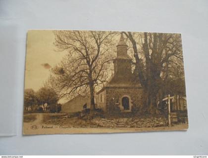 PALISEUL Chapelle Saint Roch Datant de 1630  Province de Luxembourg Belgique Carte Postale Post Kaart Postcard