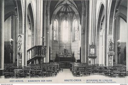 Heikruis - Hey Kruis - Haute Croix (Pepingen) Binnenste Der Kerk 1918
