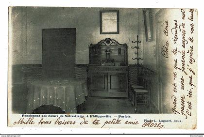 CPA - Carte Postale - Belgique  Philippeville- Pensionnat des sœurs Parloir en 1904--VM5353