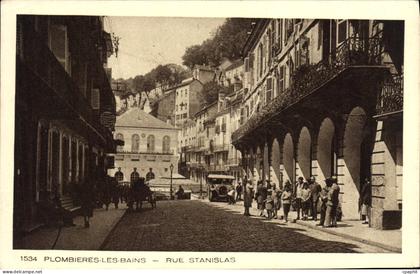 CPA Plombieres les bains Rue Stanislas
