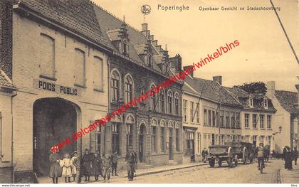 Poperinghe - Openbaar Gewicht en Stadschouwburg - Poperinge