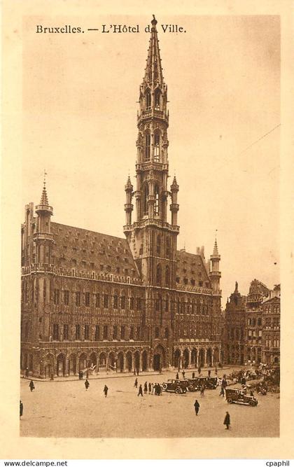 CPA Bruxelles L'Hotel de Ville