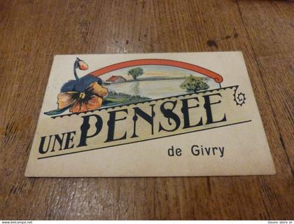 BC14-52 Cpa  Quévy  Une pensée de Givry 1930