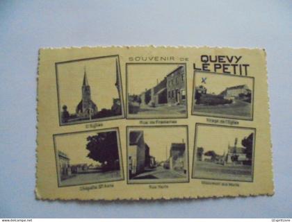 QUEVY LE PETIT Souvenir de Quévy le Petit Multivues Rue Eglise Chapelle Monument Carte Postale