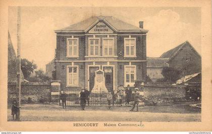 [-50%] BELGIQUE - REMICOURT - Maison Communale - Edit Henri Kaquet - Carte Postale Ancienne