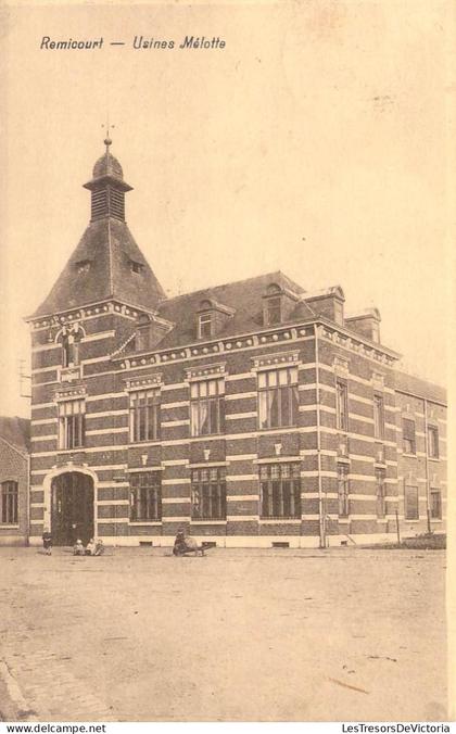 [-50%] BELGIQUE - REMICOURT - Usines Mélotte - Edit Cl Renson - Carte Postale Ancienne