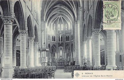 België - RONSE Renaix (O. Vl.) Interieur van de Sint-Martinuskerk
