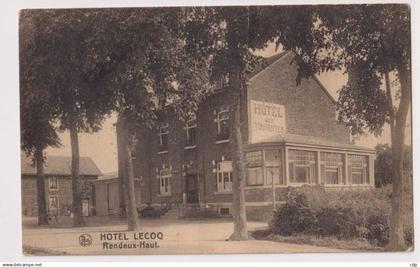 cpa RENDEUX   HOTEL  1927