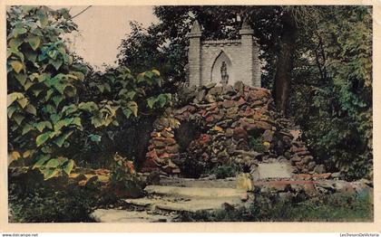 BELGIQUE - O L Vrouwenpark Rotselaar - Montfortaans Seminaire - colorisé - statue - Carte Postale Ancienne