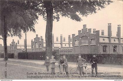 België - RUISELEDE (W. Vl.) Staatsweldadigheidschhol - Zicht op de werkhuizen voor beroepsonderwijs
