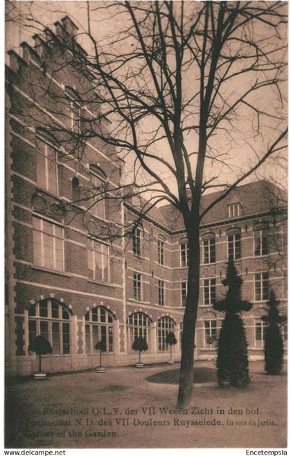 CPA Carte postale  Belgique  Ruiselede Pensionnat des N. D. des VII douleurs un coin du jardin   VM89639