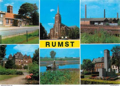 Rumst multi views postcard