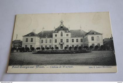 saint georges sur meuse - chateau de warfusée