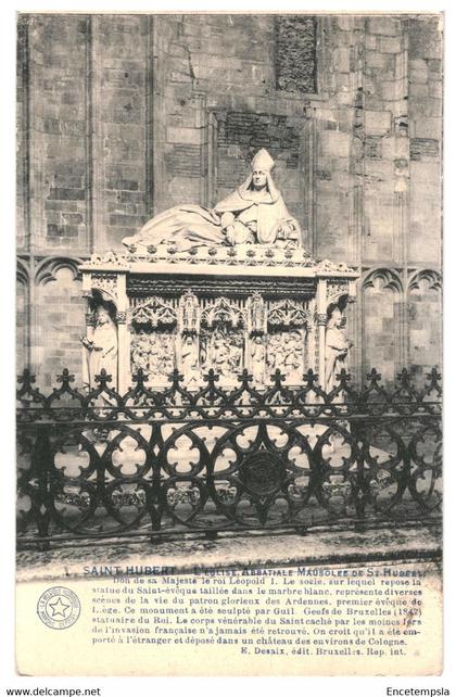 CPA Carte Postale  Belgique-Saint-Hubert Eglise Abbatiale Mausolée Saint Hubert  VM34949
